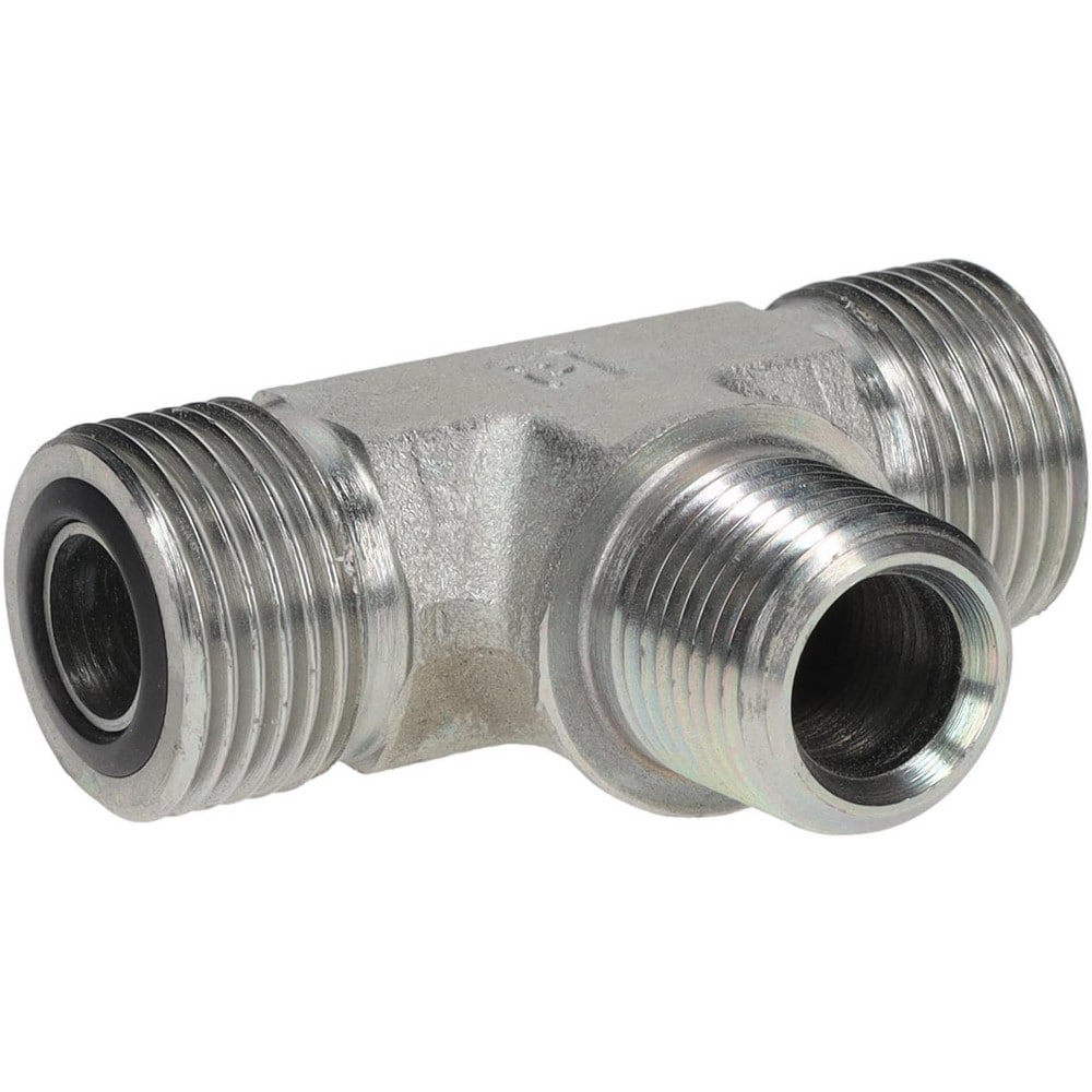 Compression Tube Male Branch Tee: 3/8-18